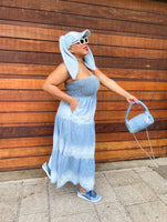 Denim Tube Pocket Dress