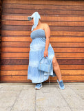 Denim Tube Pocket Dress