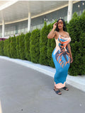 Too Wavy Maxi dress