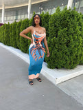 Too Wavy Maxi dress