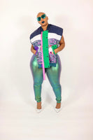 SOLD OUT Metallic Green Pants