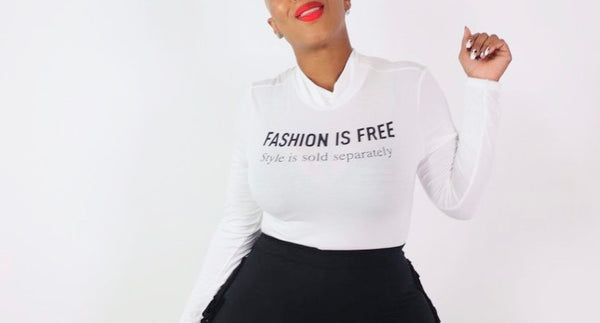 SOLD OUT Fashion is Free Bodysuit