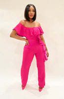 Pink with Envy Ruffle Jumper