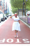 Curvy White 2 Piece Set