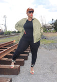 Curvy Bomber Jacket